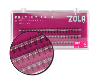 Zola вії-пучки 10D 9 mm