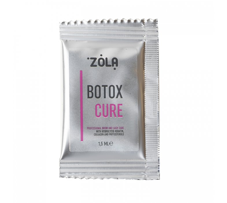 ZOLA Ботокс для бровей и ресниц в саше Botox Cure 1,5 мл х 10 шт. фото_1