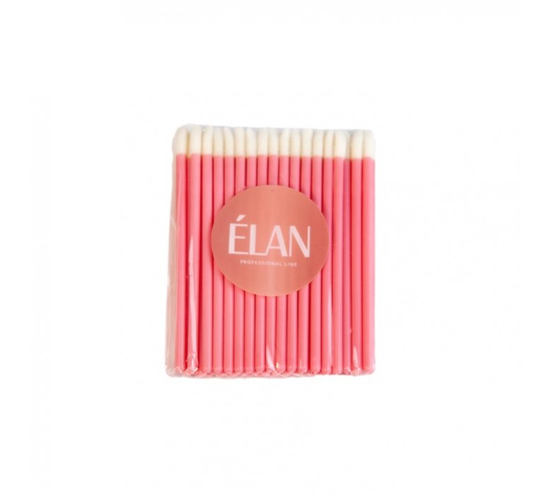 Elan Аппликаторы велюровые для ресниц, губ и бровей розовые фото_2