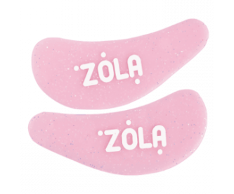 ZOLA Патчи силиконовые многоразовые для глаз (1 пара) (Розовые)