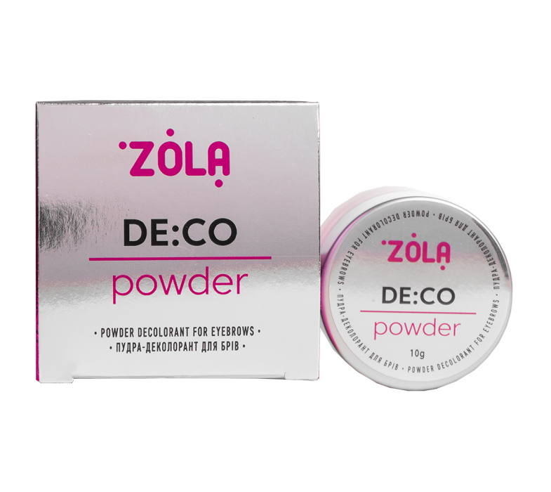 ZOLA Пудра-деколорант для бровей DE:CO Powder 10 g. фото_2