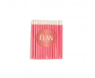 Elan Аппликаторы велюровые для ресниц, губ и бровей розовые