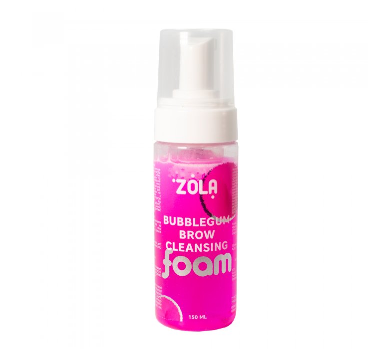 ZOLA Пена для бровей очищающая розовая Bubblegum Brow Cleansing 150 мл  фото_2